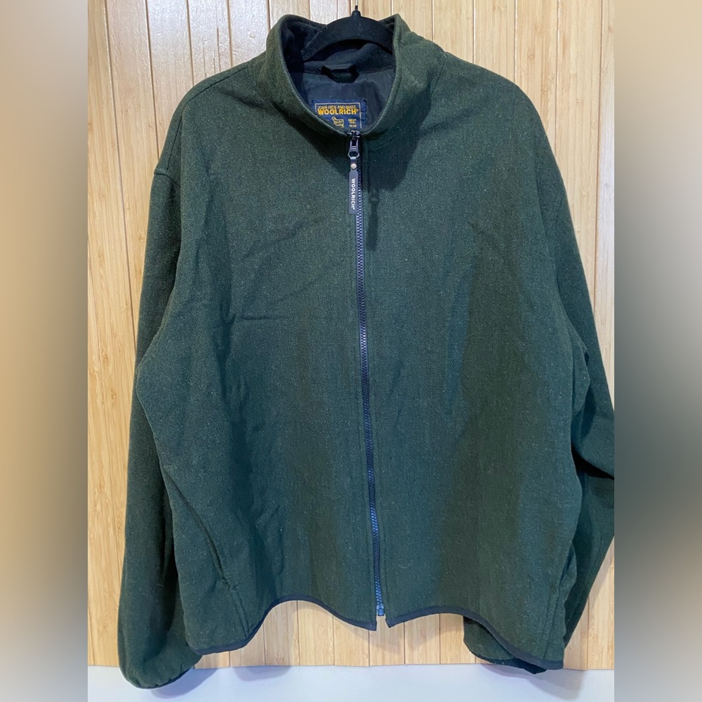Vintage John Rich and Bros Woolrich Men’s Zip Up Green Jacket